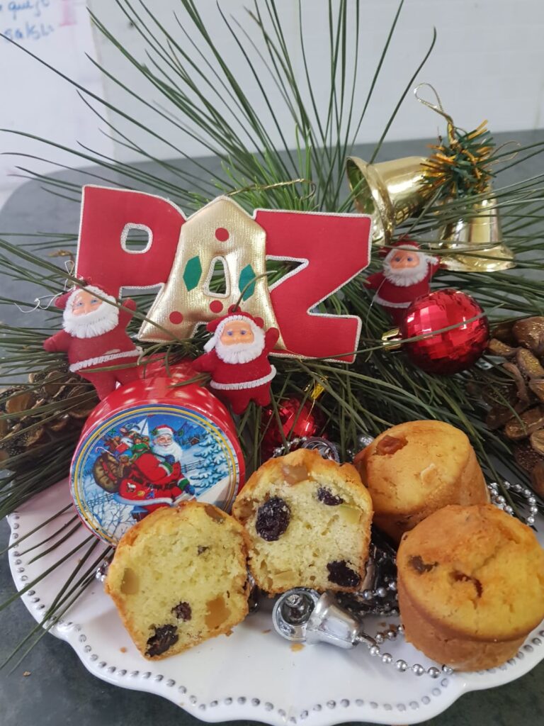 receita fit de natal panetone leve